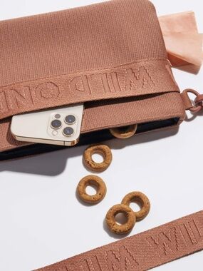 Wild One Crossbody Treat Bag in Cocoa